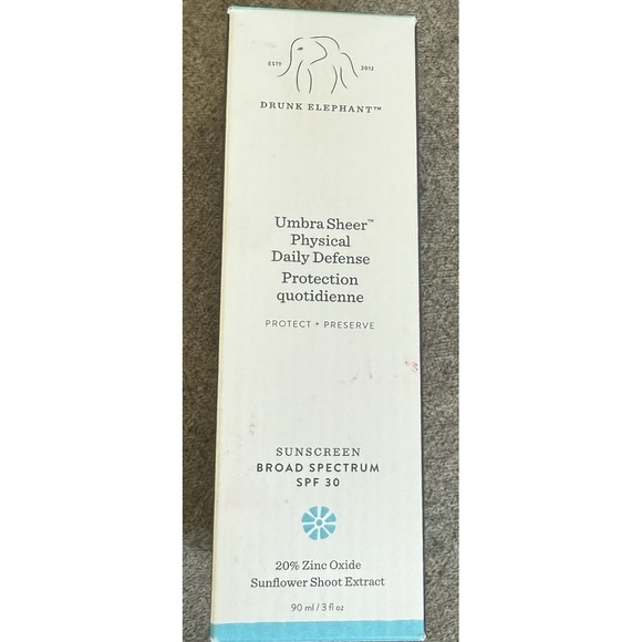 Drunk Elephant UmbraSheer by Drunk Elephant, 3 oz Sunscreen SPF 30